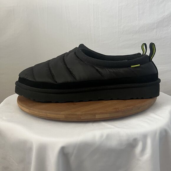 UGG Men’s Quilted Slip On Slippers Black Thinsulate Size 13 Insulated Winter - Picture 1 of 10